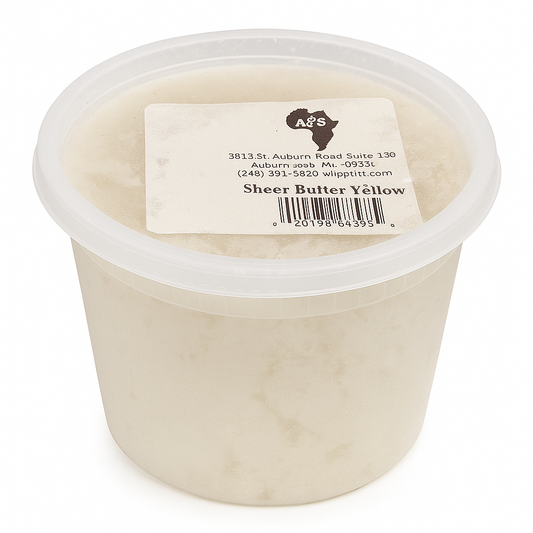 African Creamy Shea Butter Yellow (14oz)