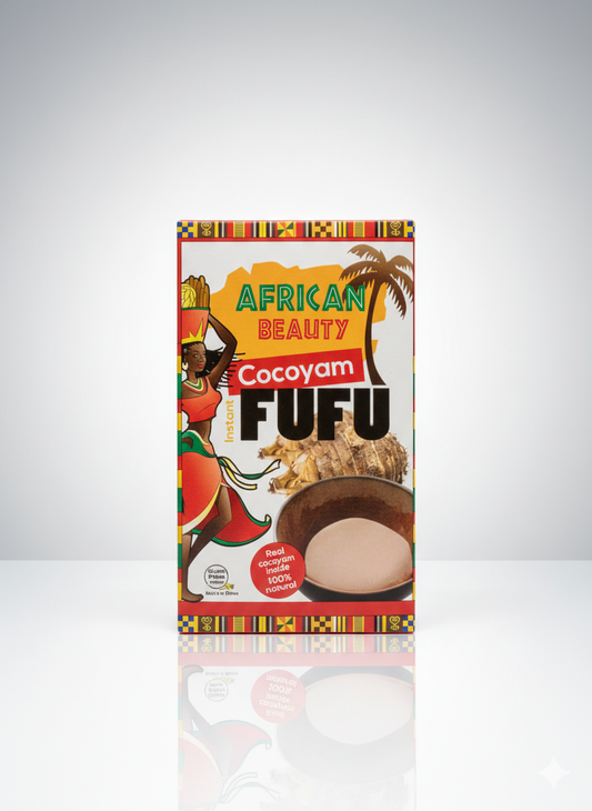 African Beauty Cocoyam Fufu
