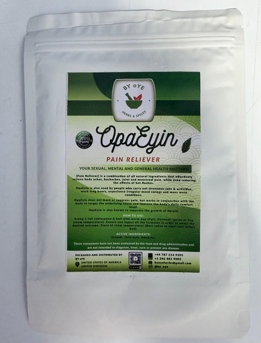 Opaeyin pain reliever